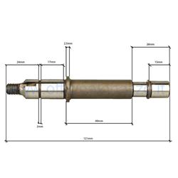 roulement de pivot multi pignon Ø 15mm pour Vespa PX125 / 150/200 dernière série - Luxe - T5 - Quoi