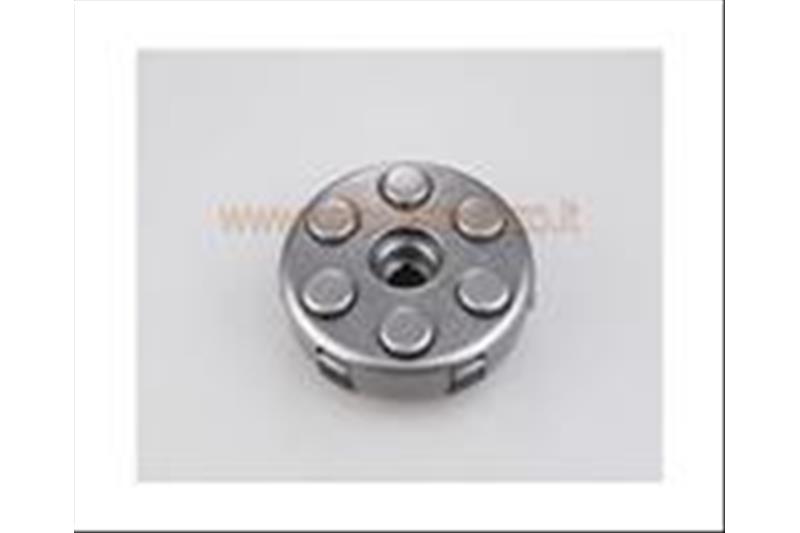 Gruppo frizione completa 3 dischi 6 molle Ø flangia 97mm pignone Z22 per Vespa PX 125 1° serie