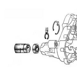 Vespa rear wheel bearing assembly tool