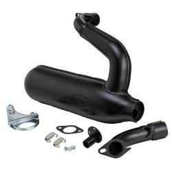 Silenciador torpedo VMC Touring negro para Vespa 50, ET3, Primavera