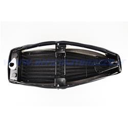 negro de dos plazas resorte silla sin bloco para Vespa Sprint - VNB - TS - GL - GT - GTR (Skai belt)