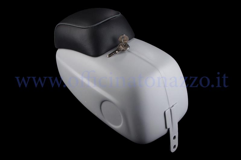 Glove box modified as additional tank for Vespa 50SS and 90SS 2nd series (cushion and lock included)