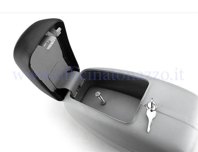 Bauletto de almacenamiento para Vespa 50SS y 90SS 1st series (almohada y cerradura incluidas)