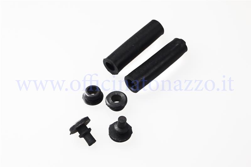 Kit parti in gomma cofani con ganci esterni per Vespa PX 125/150/200