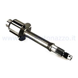 Gearbox gear shaft (rear wheel hub) for Vespa 125 VNA / VNB / GT 1 ° / Super 1 ° / 150 VBA / VBB / VGLA / B / GL / Sprint 1 ° / Super 1 ° M14x1,5 mm