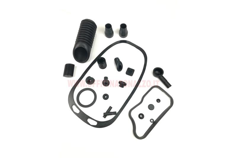 - Rubber parts kit for Vespa PX 125/150/200 from 1983 Mod. Arcobaleno with mixer