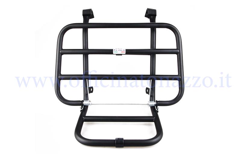 Front carrier black for Vespa PX - PE - LML - GT - GTR - GL - TS - GS - Rally - Sprint - Sprint Veloce - Super - VNB - VBB - VBA