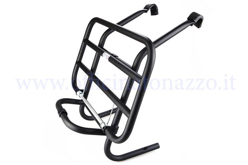 Soporte delantero negro para Vespa PX - PE - LML - GT - GTR - GL - TS - GS - Rally - Sprint - Sprint Veloce - Super - VNB - VBB - VBA