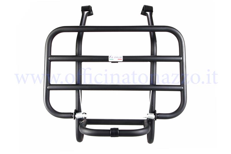 Front carrier black for Vespa PX - PE - LML - GT - GTR - GL - TS - GS - Rally - Sprint - Sprint Veloce - Super - VNB - VBB - VBA