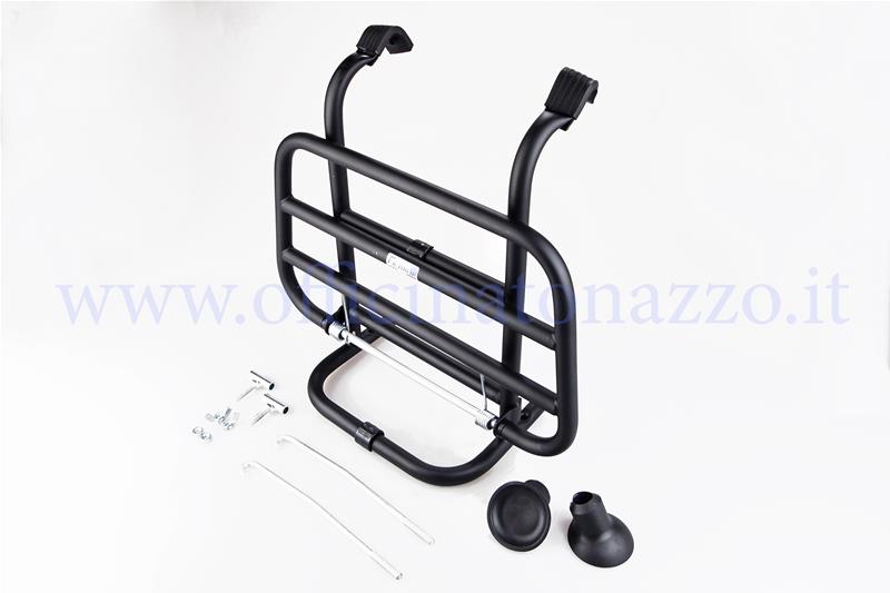 Black front luggage rack for Vespa 50 all models - Primavera - ET3 - PK all models