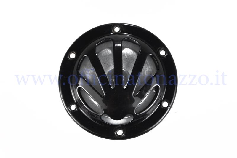 Clacson verniciato nero 6v corrente continua (con batteria) per Vespa GS VS1
