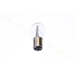 Lámpara Vespa bayoneta, bola de dos filamentos de 12 V - 25 / 25W
