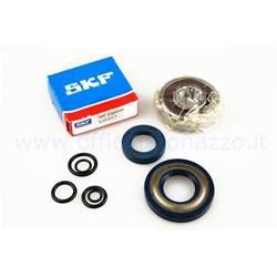 Crankshaft overhaul kit with roller flywheel side bearing for Vespa ET3