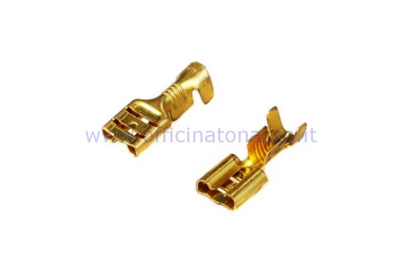 Connector female faston meas. 1-2.5mm (large)