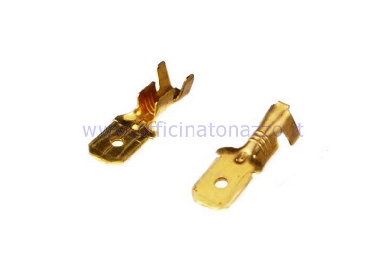 Connettore faston maschio mis. 1-2.5mm (grandi)