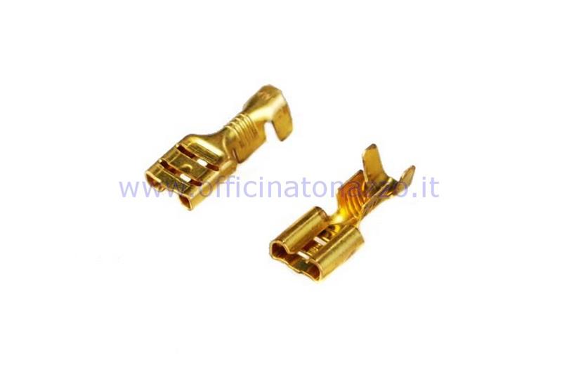 Connector female faston meas. 0.5-1mm (average)