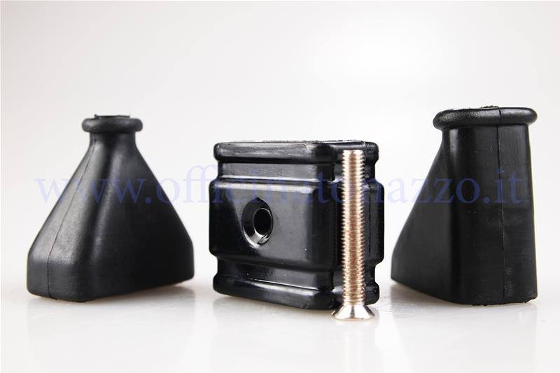 Scatola contatti completa di cappucci passacavo per Vespa 160 GS - 180 SS