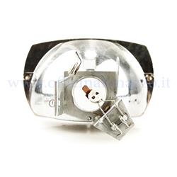 Siem plastic front light for Vespa 50 Special (complete with frame, internal support, springs and fixing screws)