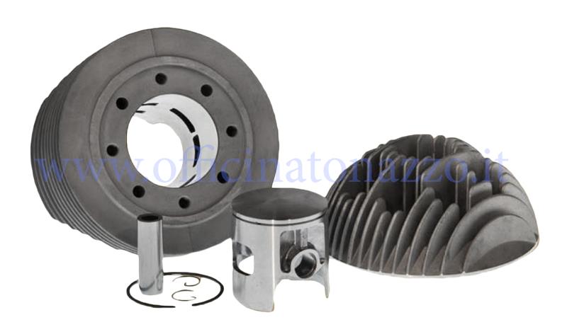 25031797 - Cilindro Pinasco 135cc "ZUERA SS" in alluminio con candela centrale per Vespa 125 ET3 - Primavera
