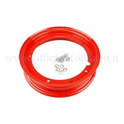 Wheel rim 3.00 / 3.50-10 "red for all Vespa models