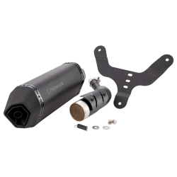 Scarico Racing REMUS "NOTTE", edizione limitata, per Vespa GTS/GTS Super 300ccm (`16-) Euro4 silenziatore in acciaio inox, colore silenziatore: nero, E-pass, con catalizzatore, sistema slipon ROAD-TUNING, per uso quotidiano & affidabile