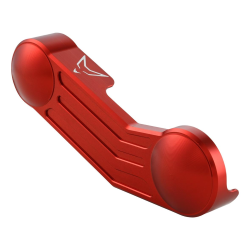 Copribraccio Sospensione RACEFOXX per Vespa Primavera/Sprint/GTS /GTS Super 50-300ccm ('14-'16) alluminio CNC, anodizzato rosso, piegato, rivestimento adesivo