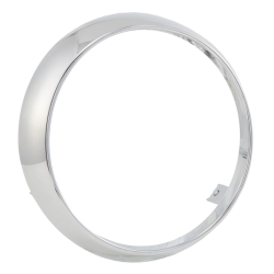 Cerchio faro PIAGGIO per Vespa Primavera 50-150ccm 2T/4T in plastica, cromato, tondo, da avvitare