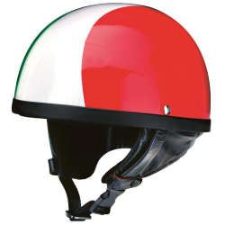 Casco REDBIKE RB 500, Italia, taglia M, 57-58cm, semiguscio, VTR, senza norma ECE, paranuca in pelle nera