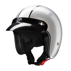 Casco REDBIKE RB 755, taglia XL, 62-62cm, argento/bianco, casco aperto, ABS-plastica, 1050g, ECE 22.05