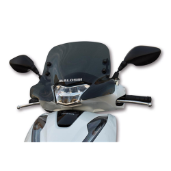 Paravento MALOSSI, paravento sportivo, tonalitÃ , per HONDA 125 -150 SH I i.e. `17- 3 mm, h 350 mm, l 450 mm