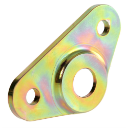 Piastra base ammortizzatore SERIE PRO anteriore, superiore, necessaria per il montaggio del kit di conversione cerchio GTS su piantone PK con ammortizzatore PX, disallineamento= 11mm