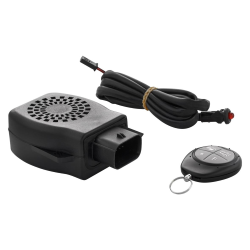 Sistema di allarme PIAGGIO e-Power per Vespa GTS/GTS Super/GTV 125-300ccm ('16-), Euro 4 anche per PIAGGIO Liberty 50-150ccm, con telecomando e chiave elettronica, necessario cavo adattatore