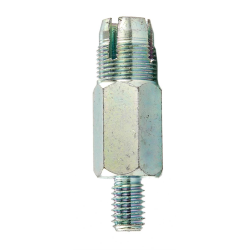 Adattatore specchio PIAGGIO destro/sinistro, l 48mm/36 mm per tutti gli specchi con sistema a innesto, h=36mm, filettatura M8 destra, senza dado