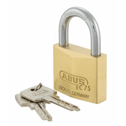 Lucchetto ABUS EC 75/40, ottone, l 39 mm, h 62 mm, Ã˜ 6 mm, Livello 6