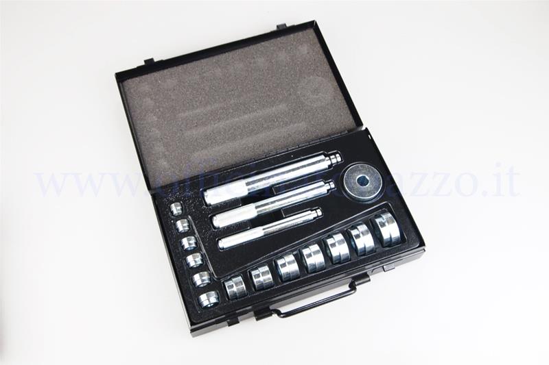 Case with tools for installation and removal of bearings Ø 10> 42mm