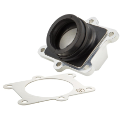 Collettore d'aspirazione CRIMAZ M-Rac.. ..ing, per Vespa 125/PV/ET3/PK diametro interno: 34mm, diametro esterno: 44mm, aspirazione diretta, raccordo in gomma, riempimento, TUNING RACE - per professionisti