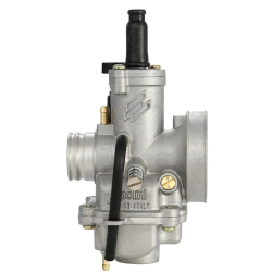 Carburatore POLINI CP 19mm attacco motore: 25mm, con. ..nzionamento filtro: 47mm, getto principale 90, getto miscela minimo 40, spillo 14/22, con pulsante di strozzatura ROAD-TUNING, per uso quotidiano e affidabile