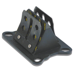 Blocco valvola lamellare MALOSSI "Ca... ...rbonio" VL6, per collettore lamellare MALOSSI, per Vespa 50-125/PV/ET3/PK/XL/XL2/125 VNB-TS/150 VBA-Super/180-200 Rally/PX 80-200/PE/Lusso/`98 /MY/`11/T5/Cosa, 73x52x40 mm