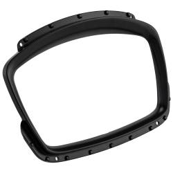 Tachimetro Deco Ring SIP, per Vespa GTS Supertech HPE 125/300 ('19-) plastica, nero opaco, quadrato