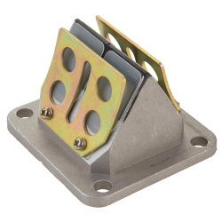 Blocco valvola lamellare SIP PERFORMANCE per collettore MMW/EM/MBD/MRB, per YAMAHA RD350, 70x66x46 mm, vetroresina, 4 petali