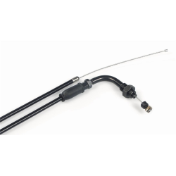 Cavo guida acceleratore a pompa olio per GILERA/PIAGGIO Stal.. ker/Liberty/NRG MC2/MC3 /Purejet/Sfera RST/Zip SP /RST nero, acciaio, zincato Grado B - riparazione discreta
