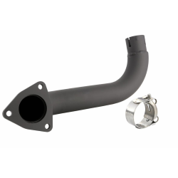 Collettore di scarico racing GIAN.. ..NELLI Vintage per Vespa PX 2011 in acciaio, nero, senza catalizzatore, senza fascetta di scarico ROAD-TUNING, per uso quotidiano e affidabile
