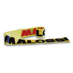 Nastro barriera logo MALOSSI, giallo/rosso, l=120mm, l=app. 800m