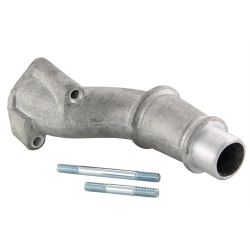 Collettore di aspirazione POLINI per PHBL 24, per Vespa 50-125/PV/ET3 diametro interno: 23mm, diametro esterno: 28,5mm, 2 fori, valvola a disco, attacco perno