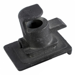 Serratura PIAGGIO portaoggetti, per Vespa PX80-200E Lusso/'98 /MY/T5 anche per LML Star 125-200 2T /4T/ Star Deluxe 125/II/4T Automatica/CVT plastica, nero, grado A - restauro originale