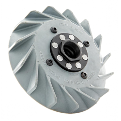 Volano VESPATRONIC, per Vespa 50-125/PV/ET3/PK50-125/S, volano ca.: 1000g, cono 19/20mm, M10, con ventola grigia, RACE-TUNING, per professionisti