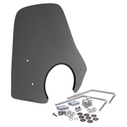 Paravento ERMAX, Sportivo, tonale, per Vespa Primavera 50 -150ccm 2T/4T h 275 mm, l 420 mm, incluso materiale di montaggio