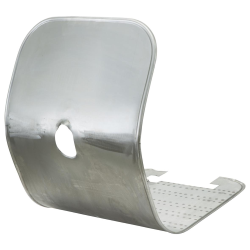 Foglio riparazione paragambe e pianale, per Vespa 125 V30-33/VM/VN/VL /VU anche per Hoffmann/ACMA/Douglas /Allstate l 502 mm, l 1320 mm, non rivestito, 5 montanti, passaggio cavi trapezoidale