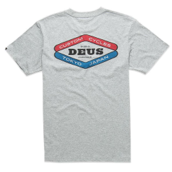 T-Shirt DEUS Loco, grigio, uomo, taglia S, 100% cotone