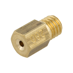 Getto KMT 210 Ã˜ 6 mm, l 11,5 mm, per getto principale carburatore MIKUNI TM/TMX 2 tempi